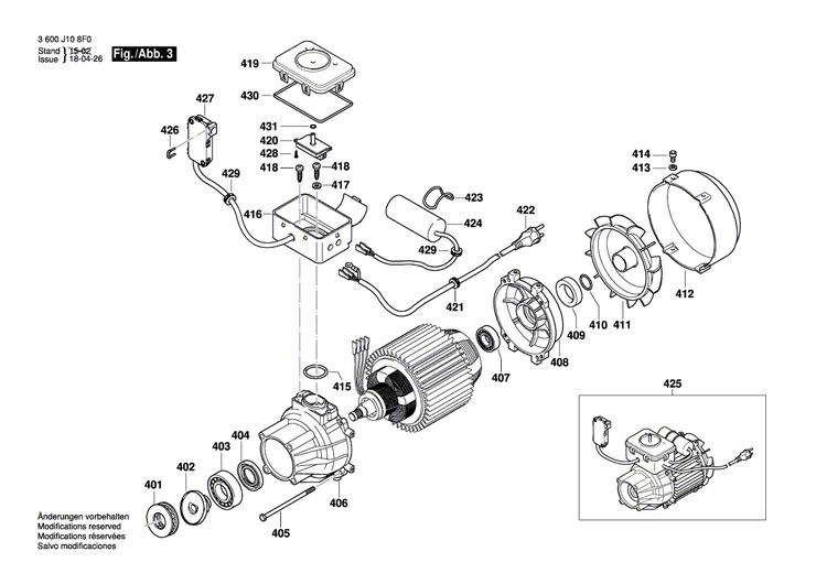 New Genuine Bosch F016L72042 Plug