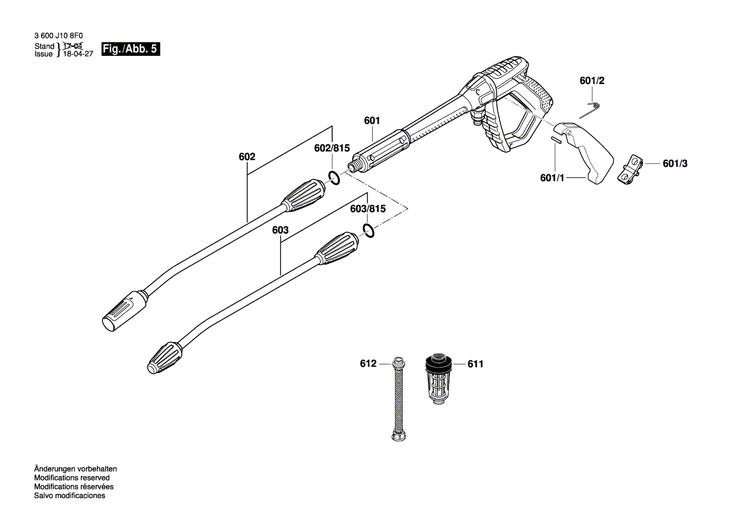 New Genuine Bosch F016L72042 Plug