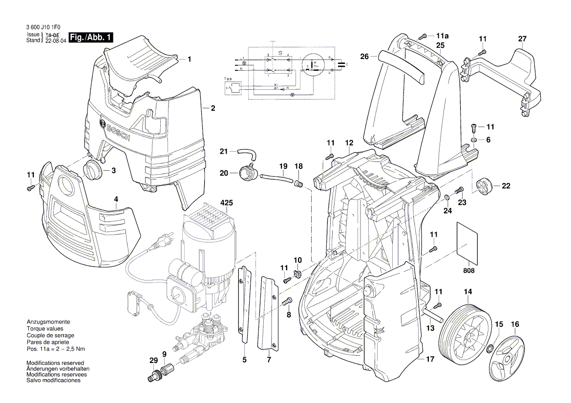 New Genuine Bosch F016L72103 Housing