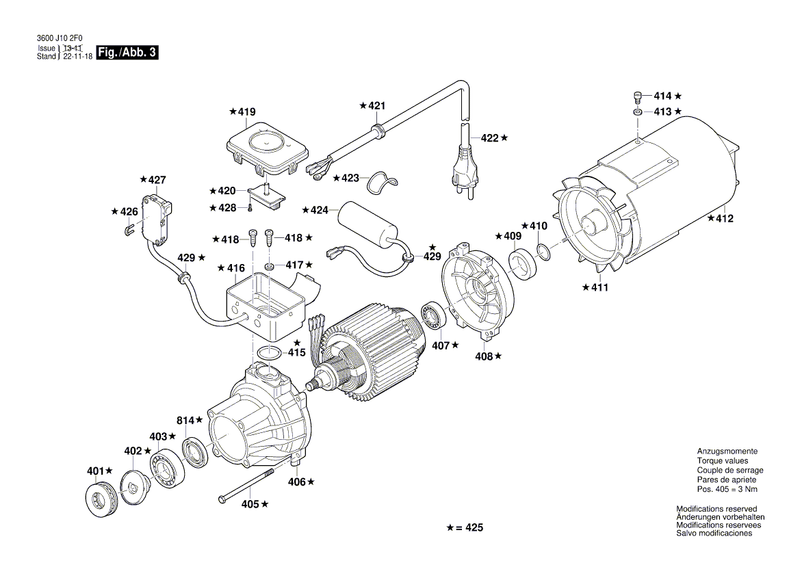 New Genuine Bosch F016L72115 Tank
