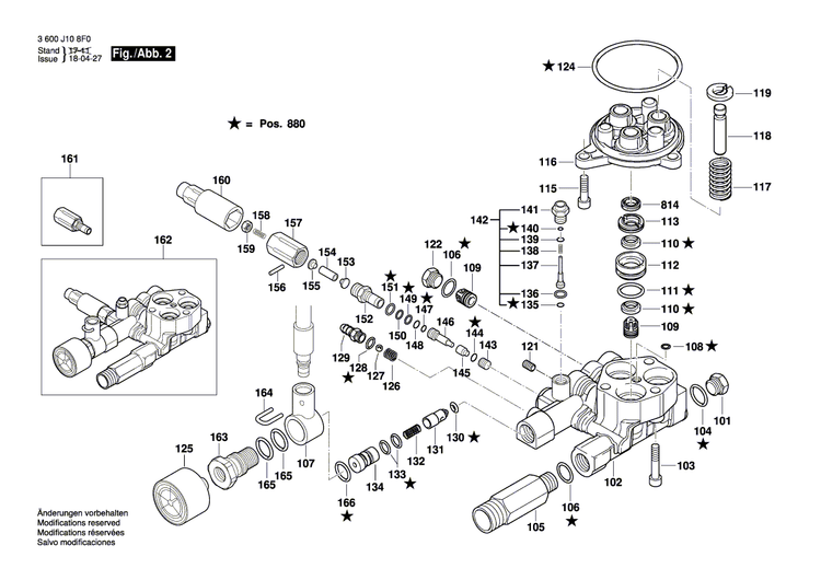 New Genuine Bosch F016L72149 Pump