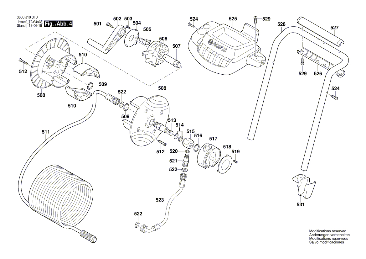 New Genuine Bosch F016L72185 Safety Cover