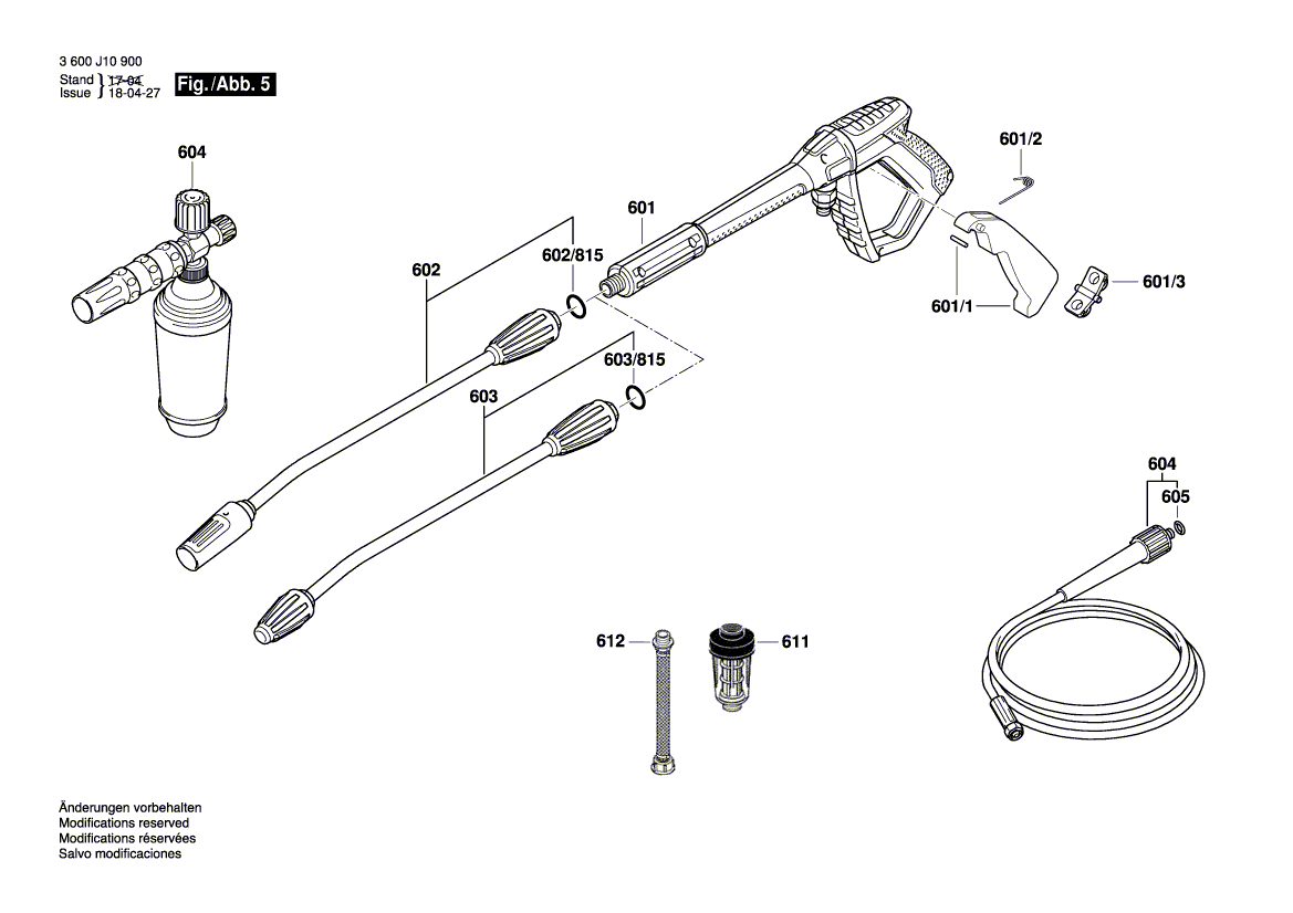 New Genuine Bosch F016L73054 Pump head