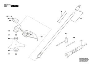 New Genuine Bosch F016L73223 Warning Label