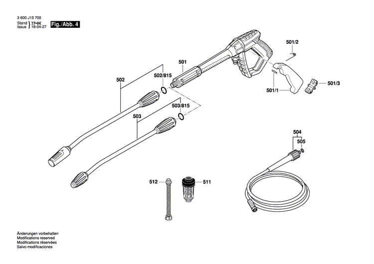 New Genuine Bosch F016L73294 Pump head