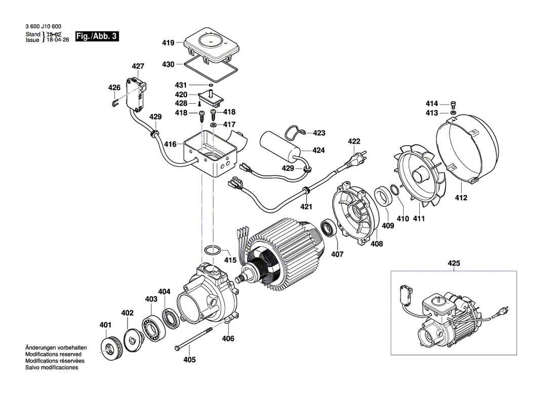 New Genuine Bosch F016L73361 Plug