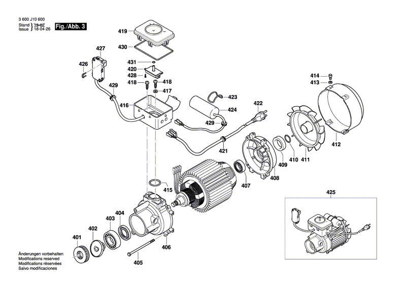 New Genuine Bosch F016L73361 Plug