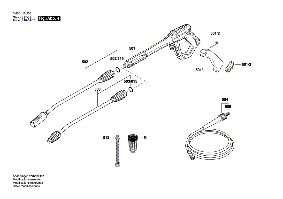 New Genuine Bosch F016L73363 Motor