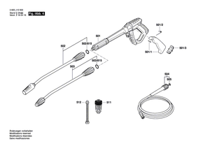New Genuine Bosch F016L73363 Motor