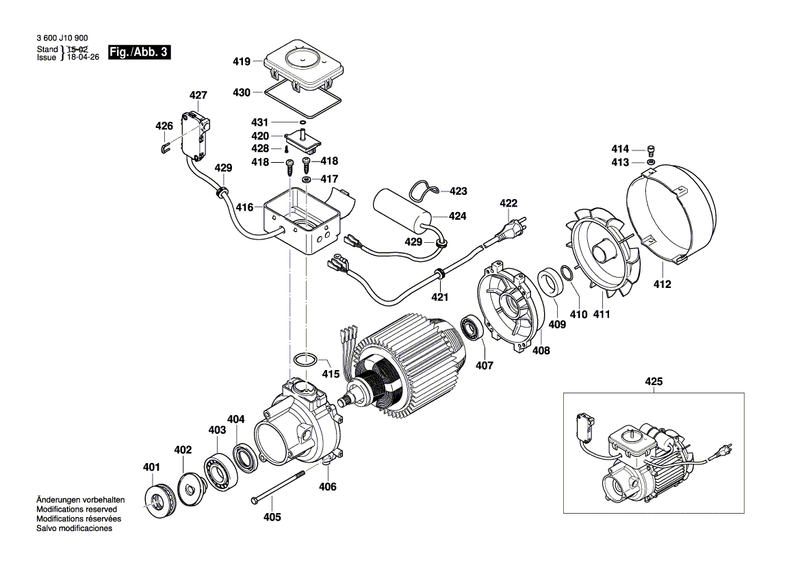 New Genuine Bosch F016L73372 Cover