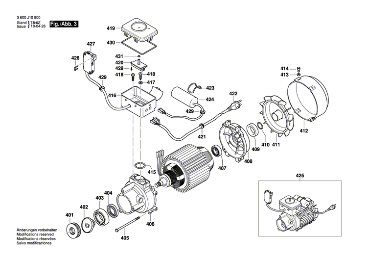 New Genuine Bosch F016L73372 Cover