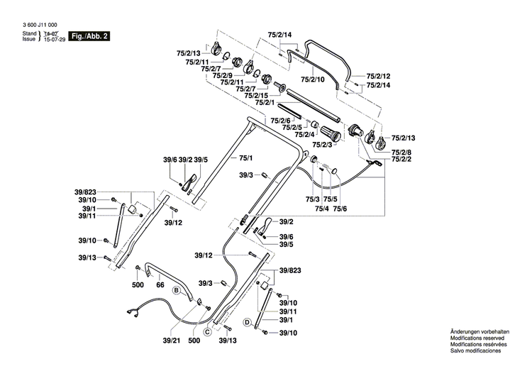New Genuine Bosch F016L76096 Linkage