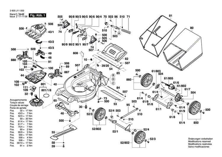 New Genuine Bosch F016L76273 axial flow fan