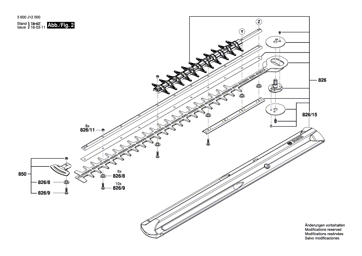New Genuine Bosch F016L76759 Fan Cover