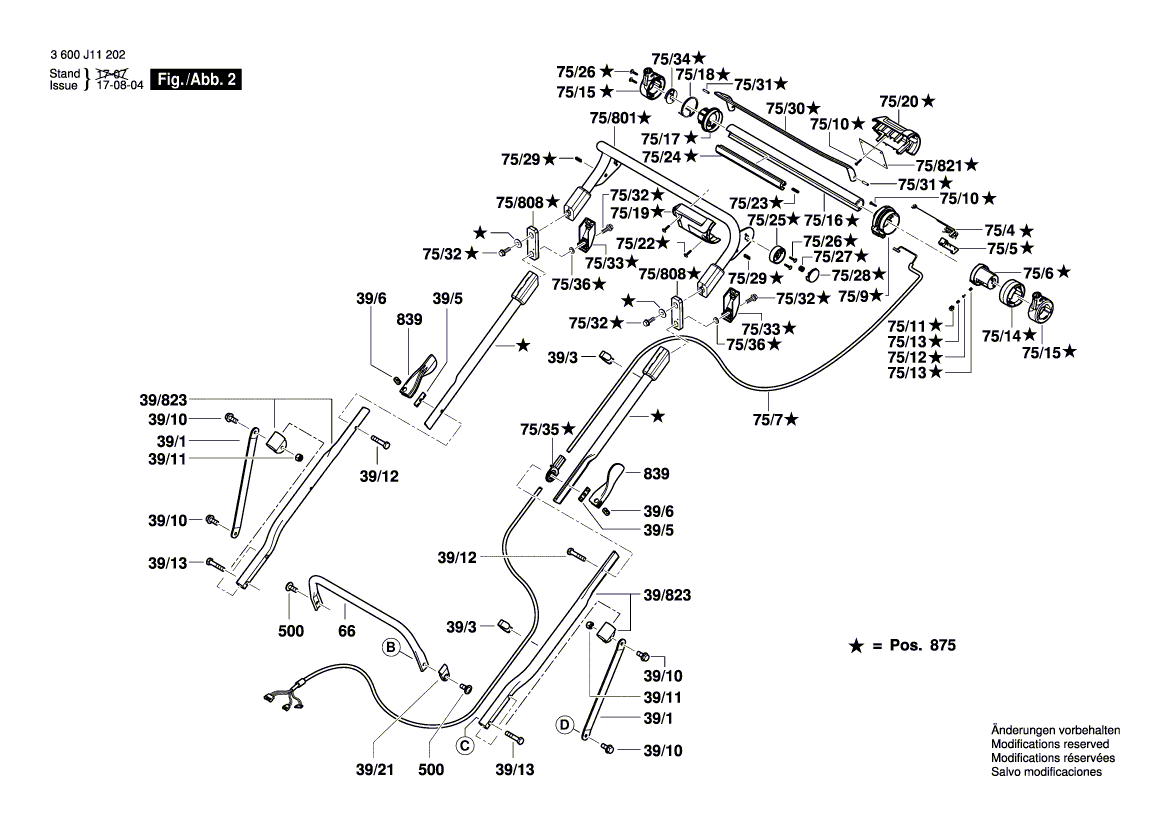 New Genuine Bosch F016L77844 Wiring Harness