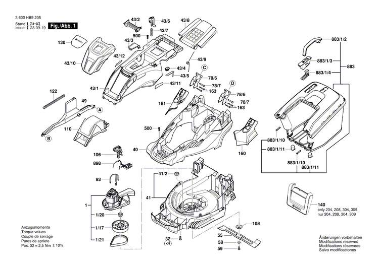New Genuine Bosch F016L90032 Link Piece