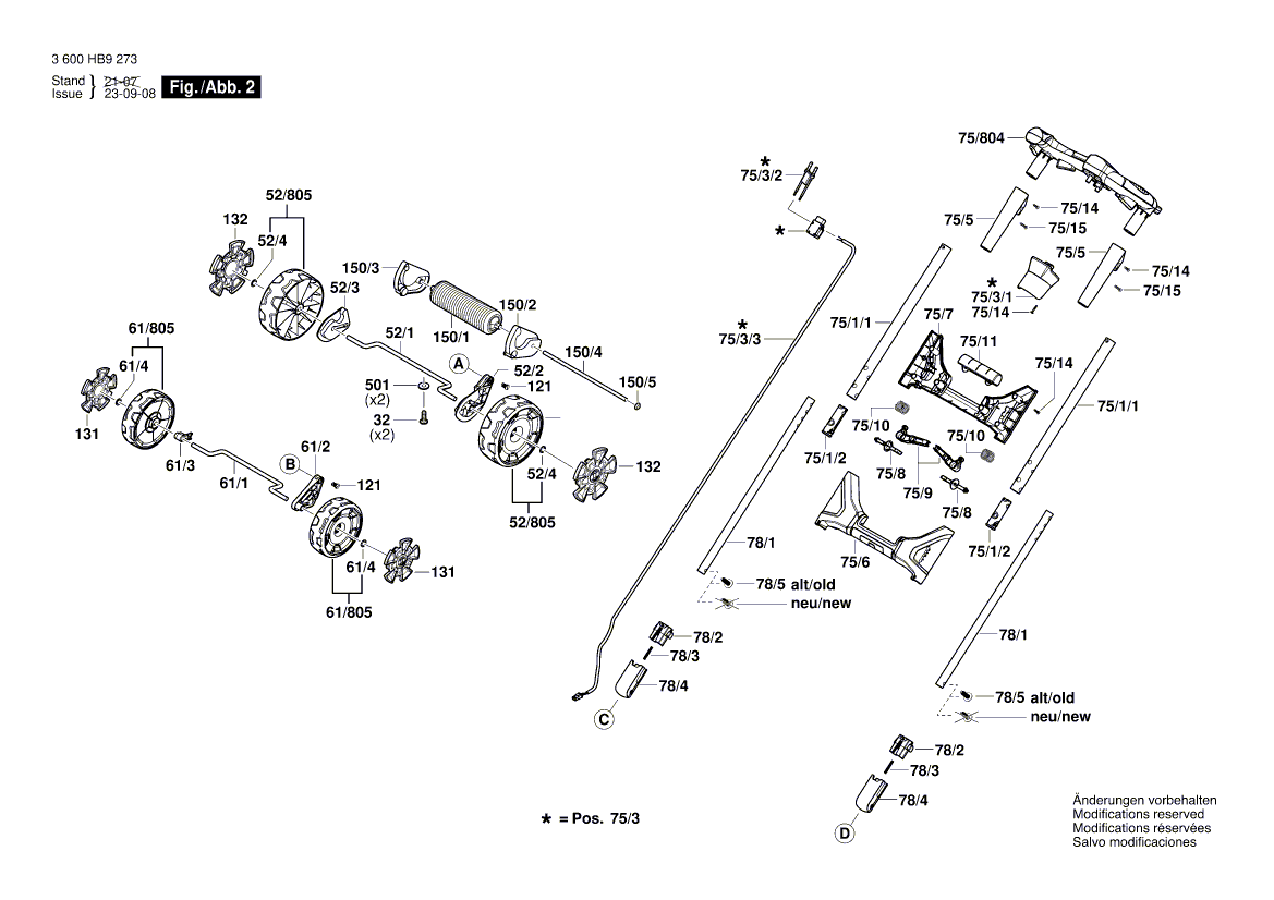 New Genuine Bosch F016L90062 release mechanism