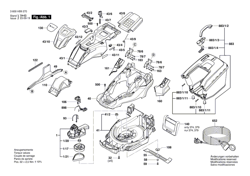 New Genuine Bosch F016L90444 Housing