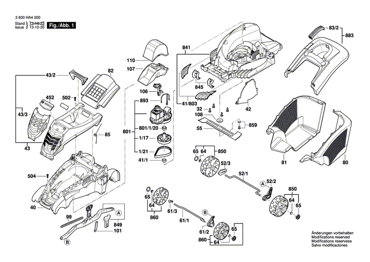 New Genuine Bosch F016L90582 Lever