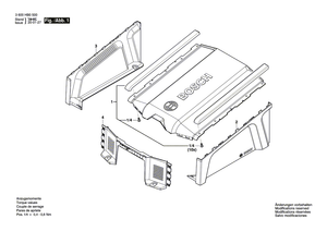 New Genuine Bosch F016L90730 Cover Panel