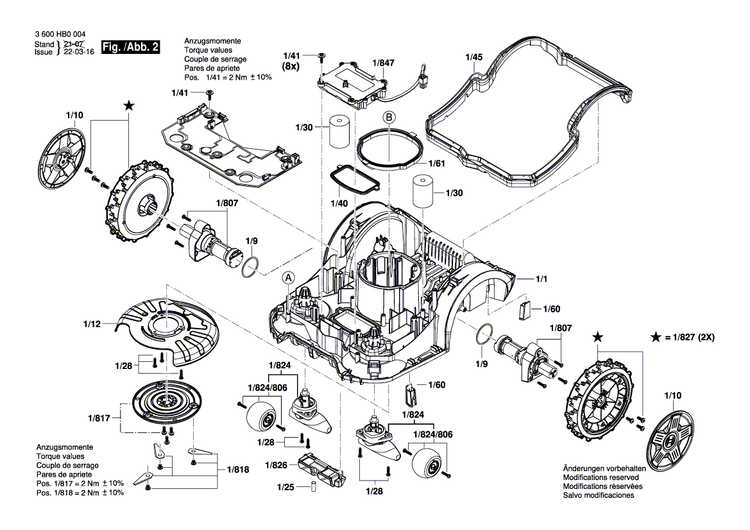 New Genuine Bosch F016L91253 Cover
