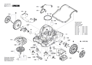 New Genuine Bosch F016L91311 Cover