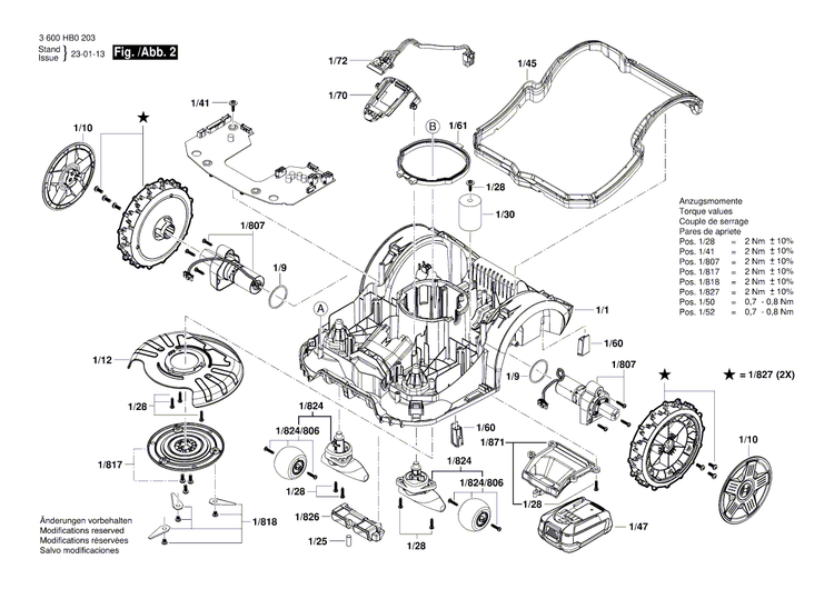New Genuine Bosch F016L91311 Cover
