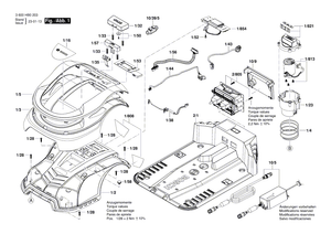 New Genuine Bosch F016L91311 Cover