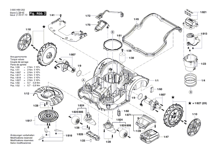 New Genuine Bosch F016L91312 Membrane