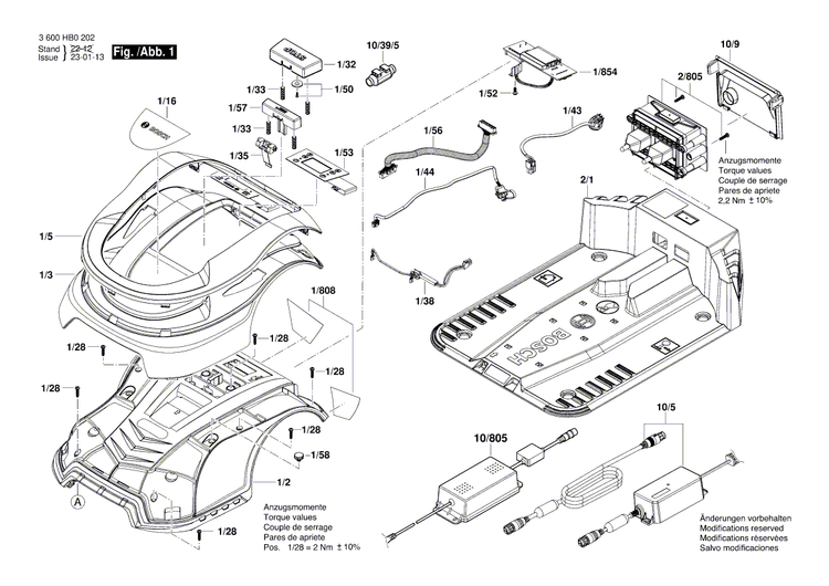 New Genuine Bosch F016L91312 Membrane