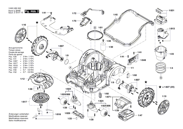 New Genuine Bosch F016L91313 Membrane
