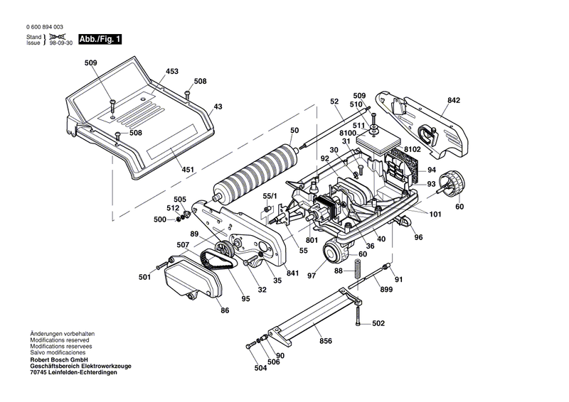 New Genuine Bosch F016T49633 Spiral Spring