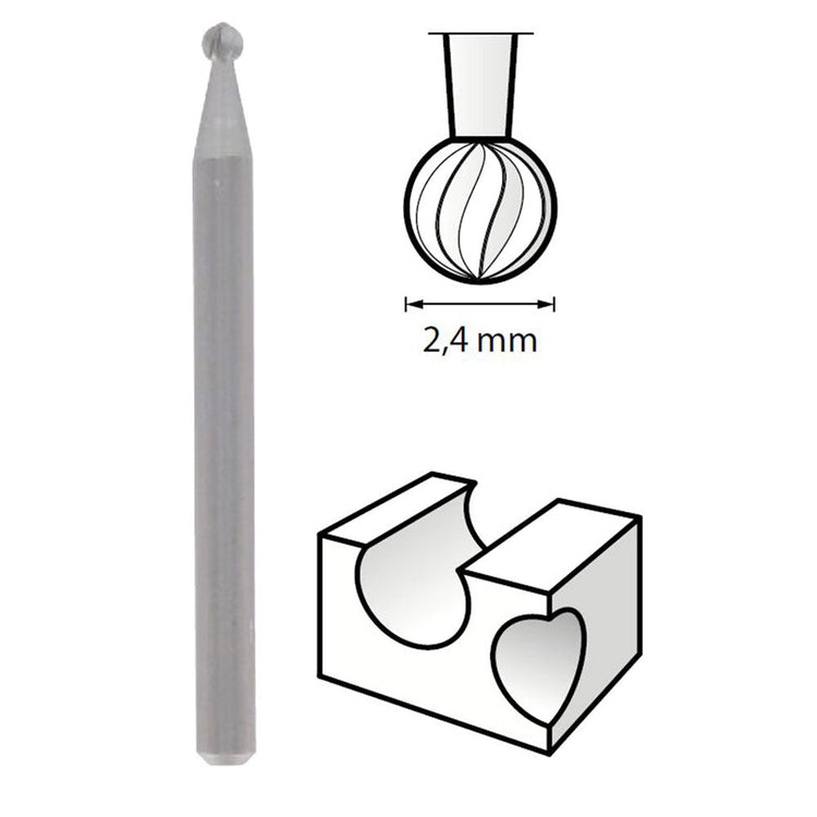 New Genuine Dremel 26150107JA Engraving Cutter 2,4 mm (107) Carving / Engraving