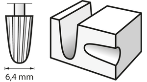 New Genuine Dremel 26150117JA High Speed Cutter 6,4 mm (117) Carving / Engraving