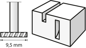 New Genuine Dremel 26150199JA High Speed Cutter 9,5 mm (199) Carving / Engraving