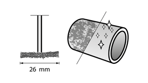 New Genuine Dremel 26150403JA Bristle Brush 19 mm (403) Cleaning / Polishing