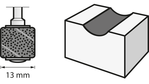 New Genuine Dremel 2615040832 Sanding Band 13 mm 60 grit (408) 6pcs