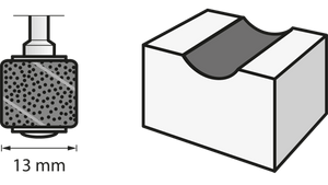 New Genuine Dremel 2615040832 Sanding Band 13 mm 60 grit (408) 6pcs