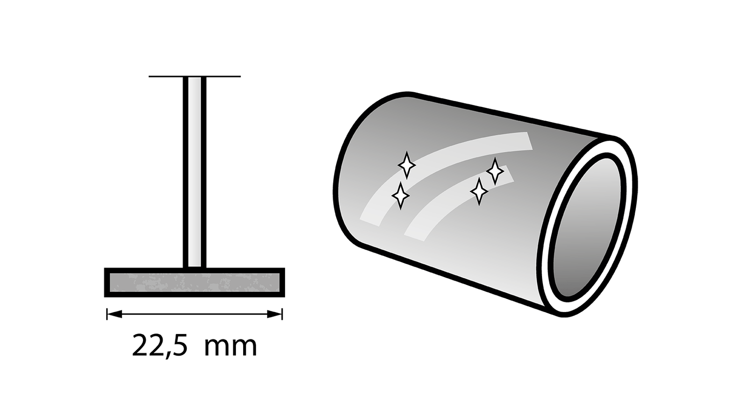 New Genuine Dremel 26150425JA Polishing Wheel 22,5 mm (425) Cleaning / Polishing