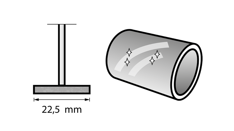 New Genuine Dremel 26150425JA Polishing Wheel 22,5 mm (425) Cleaning / Polishing