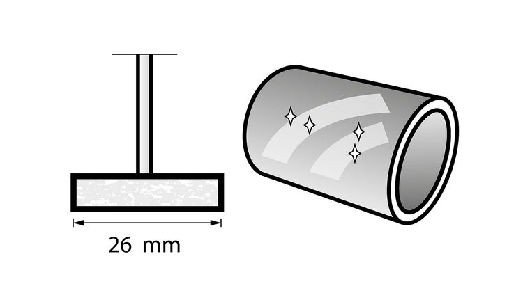 New Genuine Dremel 26150429JA Polishing Wheel 26 mm (429) Cleaning / Polishing
