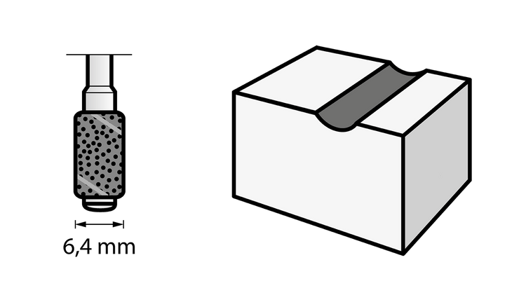 New Genuine Dremel 2615043132 Sanding Band 6,4 mm 60 grit (431) Sanding