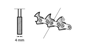 New Genuine Dremel 26150453JA Chainsaw Sharpening Grinding Stone 4 mm (453)