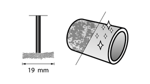 New Genuine Dremel 26150530JA Stainless Steel Brush 19 mm (530) Cleaning /