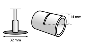 New Genuine Dremel 2615054032 Cut-Off Wheel 32 mm (540) Cutting