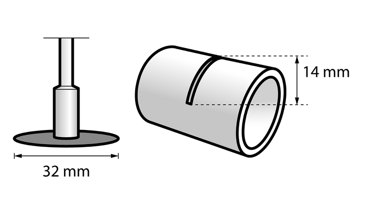 New Genuine Dremel 2615054032 Cut-Off Wheel 32 mm (540) Cutting