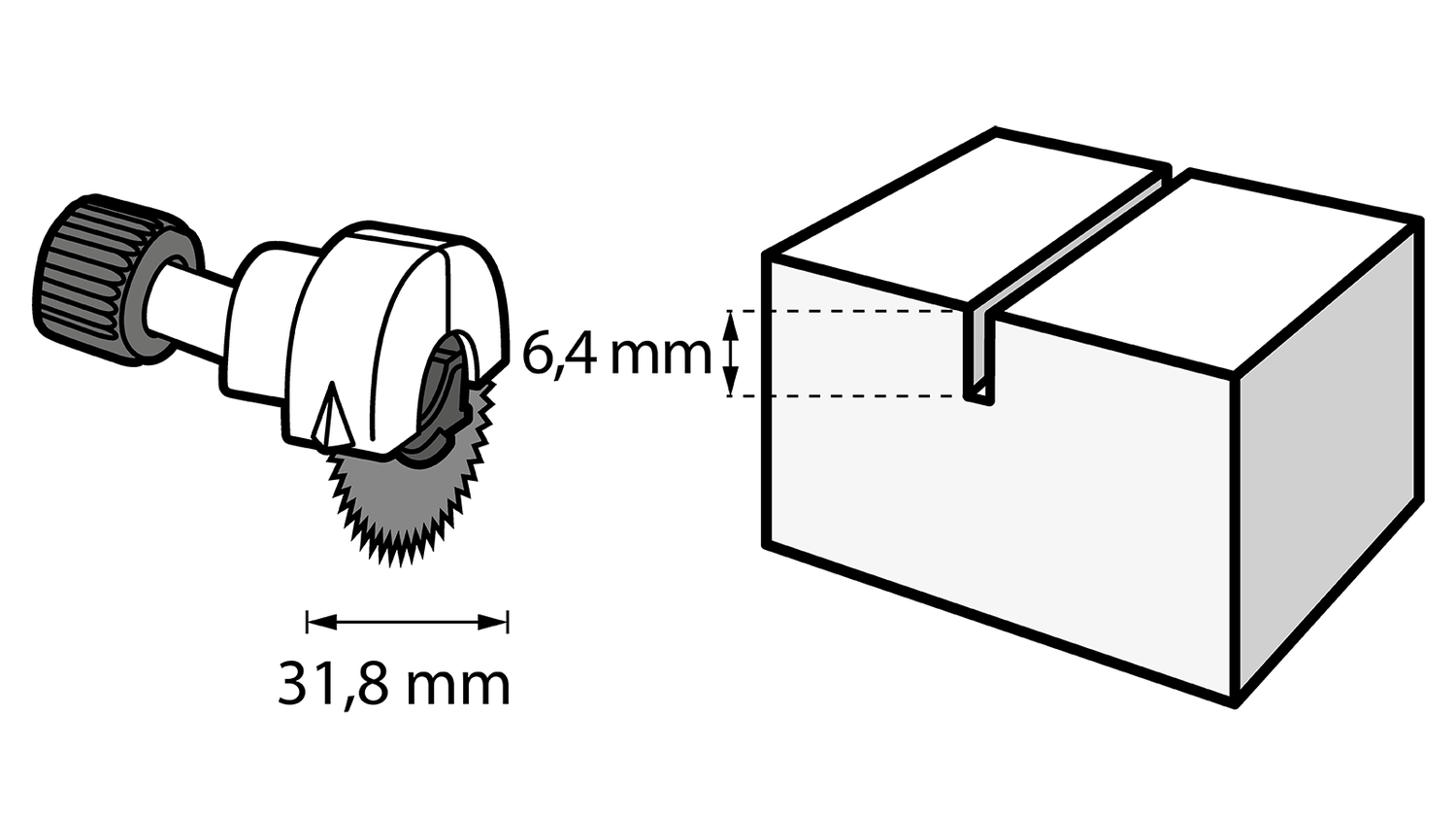 New Genuine Dremel 26150546JB Rip/Cross-Cut Blade 31,8 mm (546) Cutting