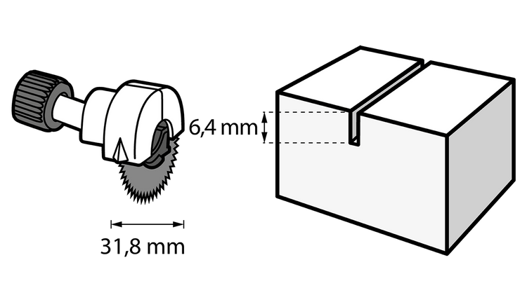 New Genuine Dremel 26150546JB Rip/Cross-Cut Blade 31,8 mm (546) Cutting