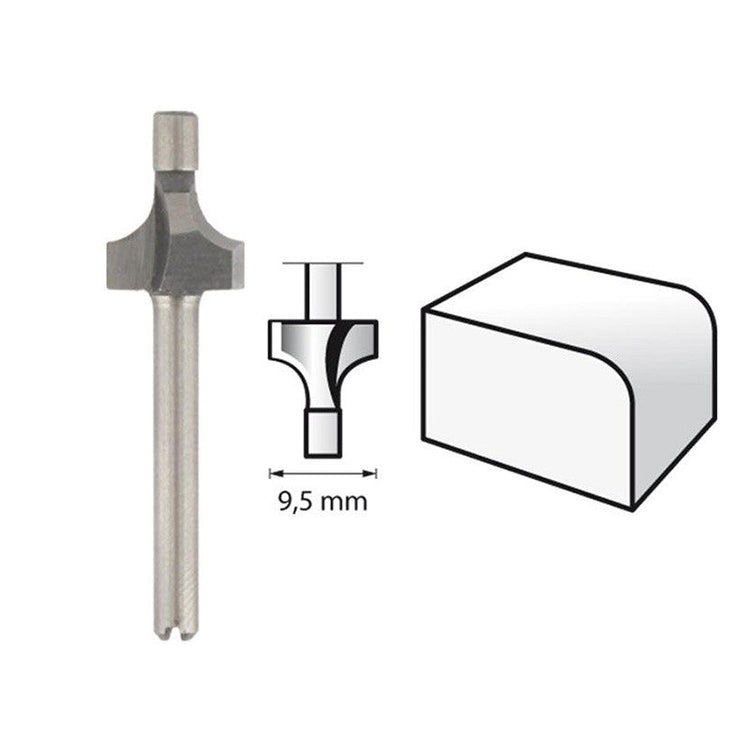 New Genuine Dremel 2615061532 Router Bit (HSS) 9,5 mm (615) Routing
