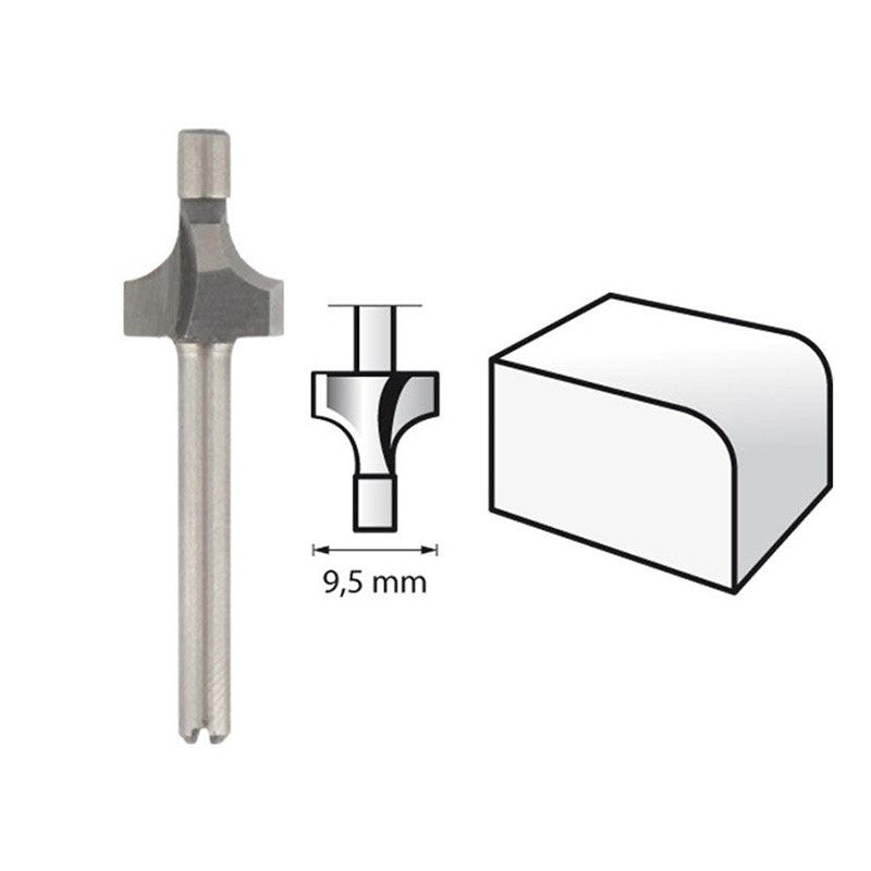 New Genuine Dremel 2615061532 Router Bit (HSS) 9,5 mm (615) Routing